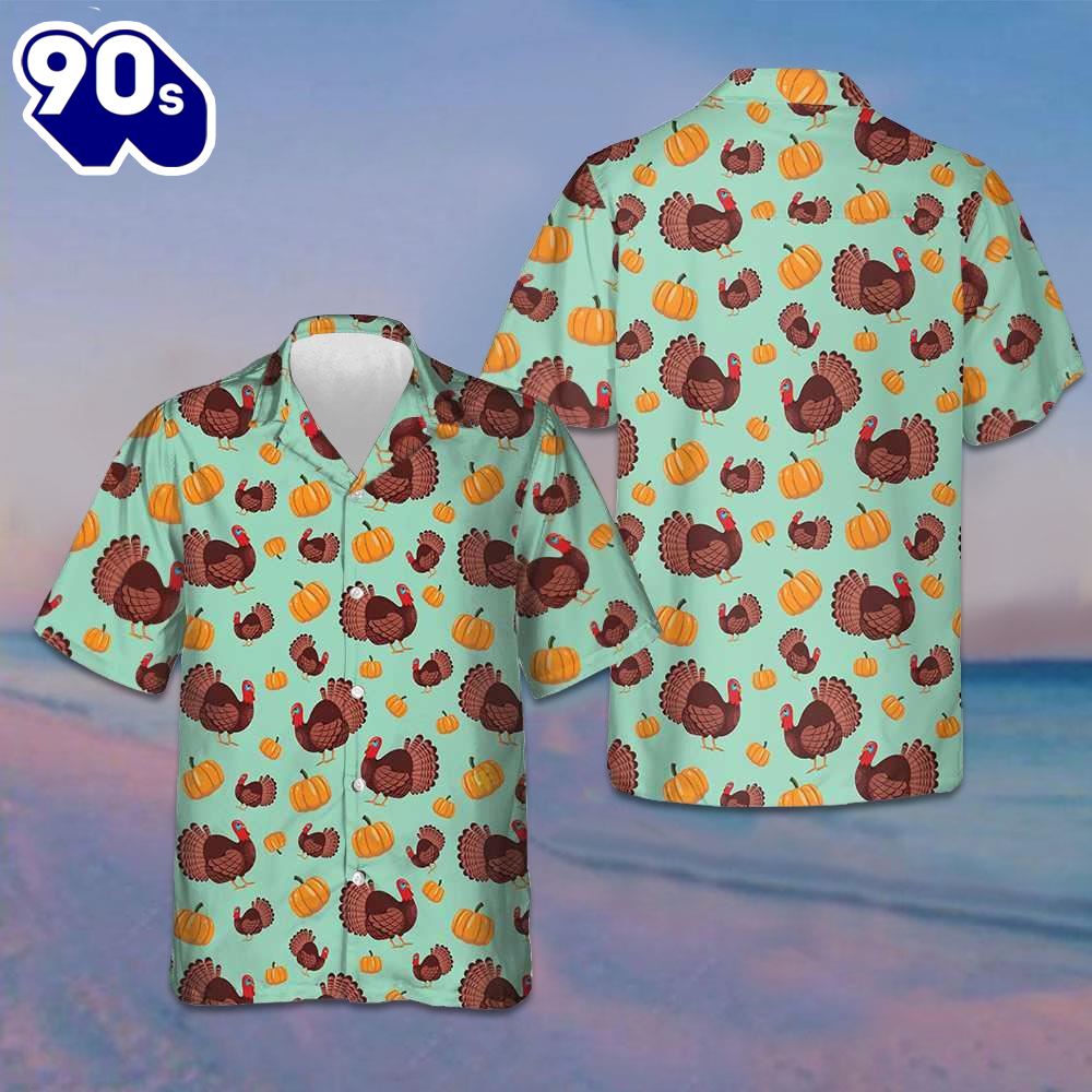 Turkey And Pumpkin For Thanksgiving Holiday Hawaiian Shirt Gifts For Thanksgiving 2023 Turkey And Pumpkin For Thanksgiving Holiday Hawaiian Shirt Gifts For Thanksgiving 2023