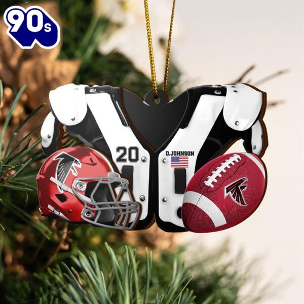 Atlanta Falcons Layered Piece Wooden Ornament Custom Sport Hanging Decorations