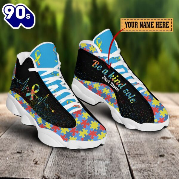 Autism Be A Kind Sole Custom Name Jd13 Shoes