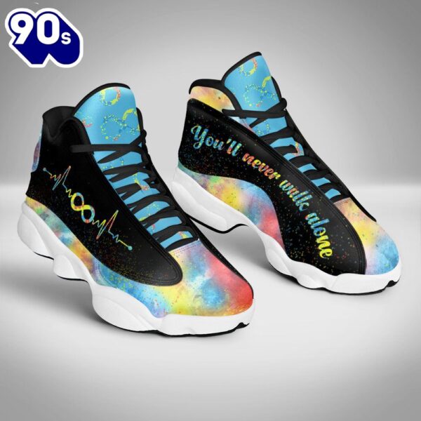 Autism Infinity You Will Never Walk Alone Jd13 Shoes