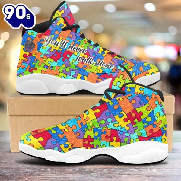 Autism You Will Never Walk Alone Jd13 Shoes