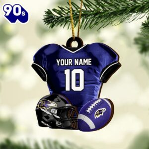 Baltimore Ravens Custom Name And…