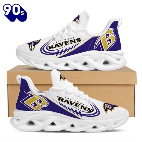 Baltimore Ravens NFL Max Soul Shoes Clunky Shoes Running Adults Sports Sneakers Gift