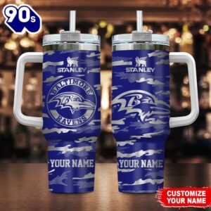 Baltimore Ravens-NFL Personalized New Camo…