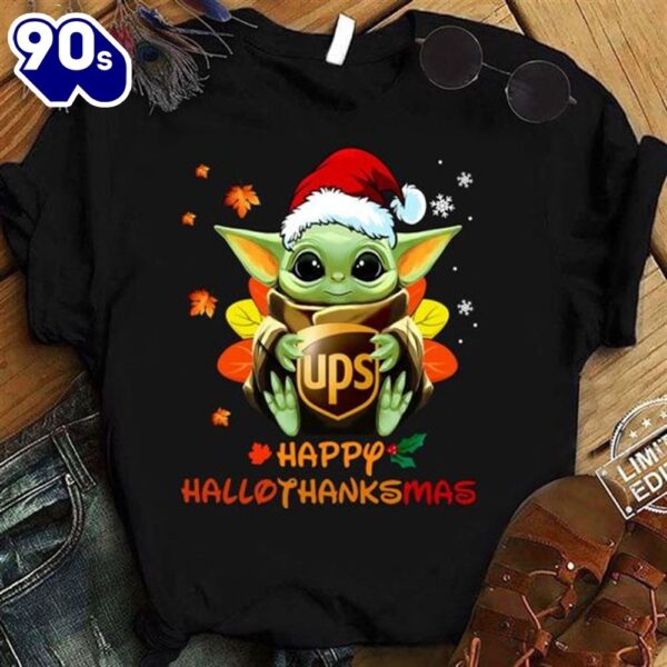 Best Baby Yoda Mashup Ups Happy Hallothanksmas Shirt