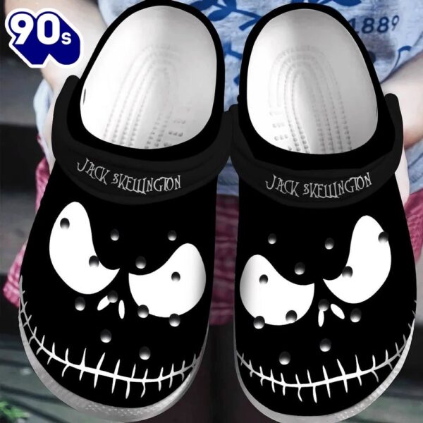 Black Jack Skellington Horror Movie Halloween Classic Clogs Shoes