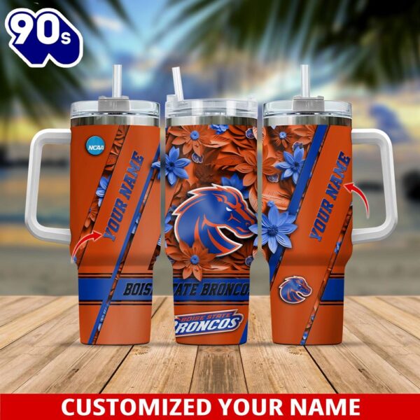 Boise State Broncos Sport Tumbler 40oz Custom Tumbler For Football Lovers