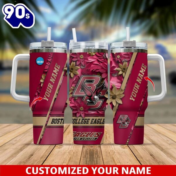 Boston College Eagles Sport Tumbler 40oz Custom Tumbler For Football Lovers