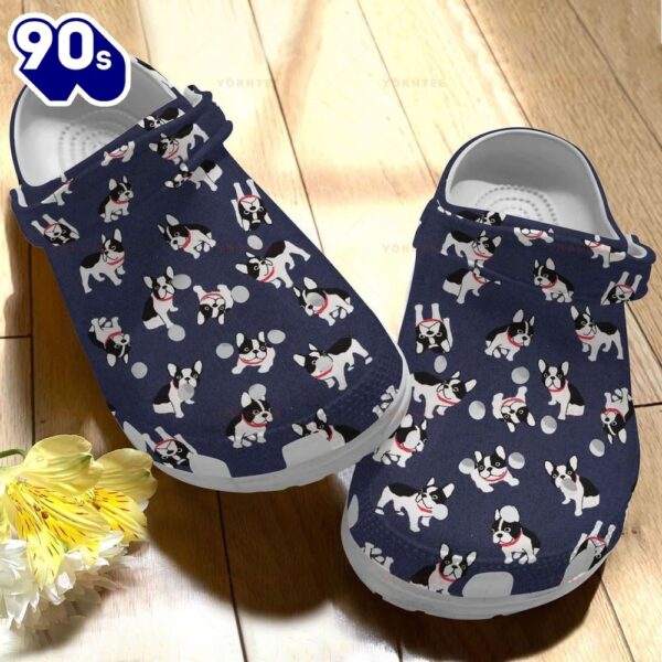 Boston Terrier Lovers For Men And Women Gift For Fan Classic Water Rubber clog Shoes Comfy Footwear