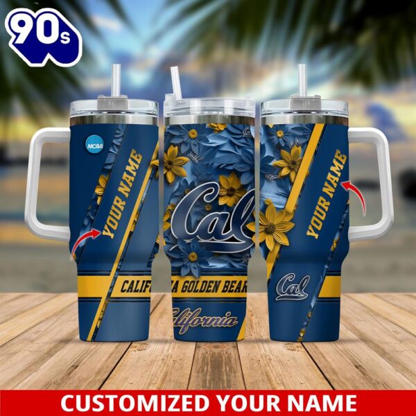 California Golden Bears Sport Tumbler 40oz Custom Tumbler For Football Lovers