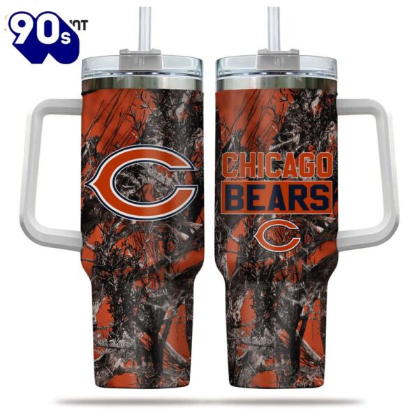 Chicago Bears NFL Hunting Personalized Stanley Tumbler 40oz