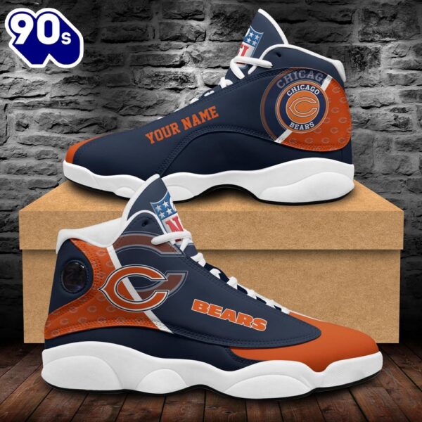 Chicago Bears Shoes Custom Your Name Jordan 13 Shoes