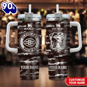 Cleveland Browns-NFL Personalized New Camo…