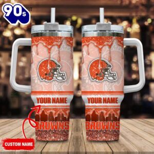 Cleveland Browns Nfl Glitter Custom…