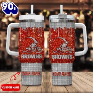 Cleveland Browns Personalized Nfl Glitter…