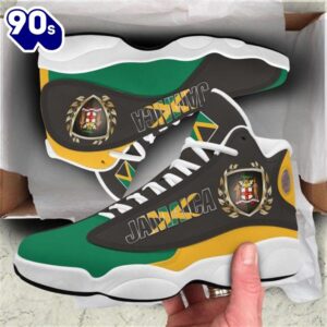 Coat Of Arms Of Jamaica Flag Air Jordan 13 Shoes