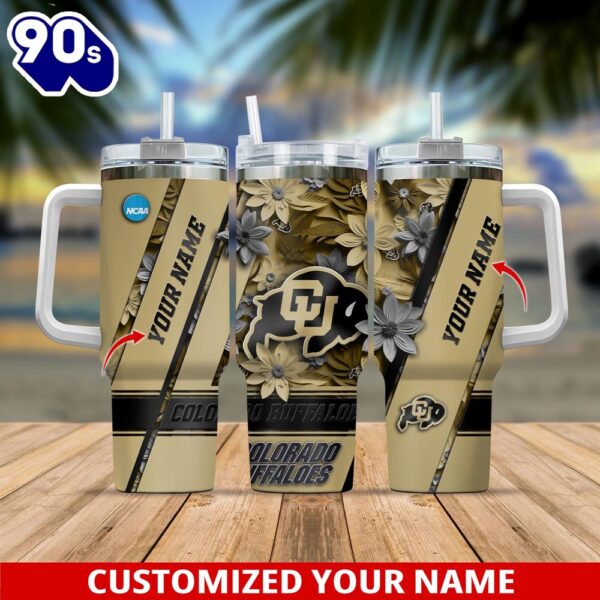 Colorado Buffaloes Sport Tumbler 40oz Custom Tumbler For Football Lovers