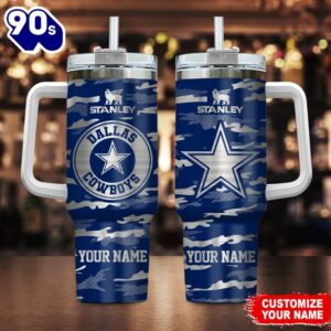 Dallas Cowboys-NFL Personalized New Camo…