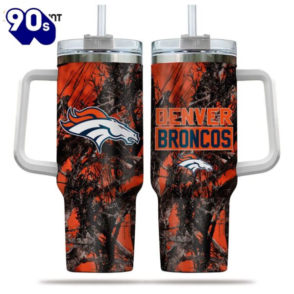 Denver Broncos NFL Hunting Personalized Stanley Tumbler 40oz