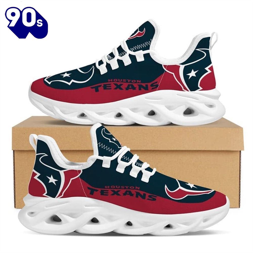 Houston Texans NFL Max Soul Shoes Clunky Shoes Running Adults Sports Sneakers Gift Houston Texans NFL Max Soul Shoes Clunky Shoes Running Adults Sports Sneakers Gift