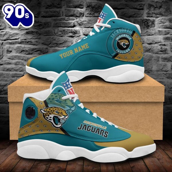 Jacksonville Jaguars Shoes Custom Your Name Jordan 13 Shoes