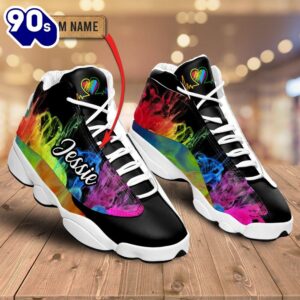 Lgbt Colorful Smoke Heart Beat…