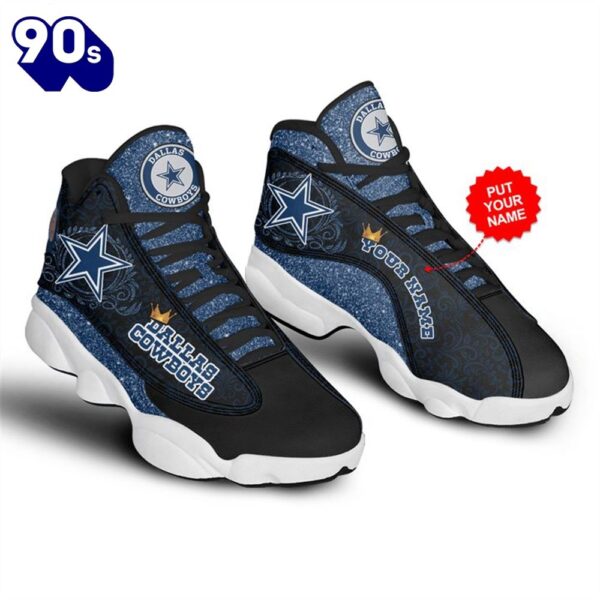 NFL Dallas Cowboys Custom Name Special Style Air Jordan 13 Shoes