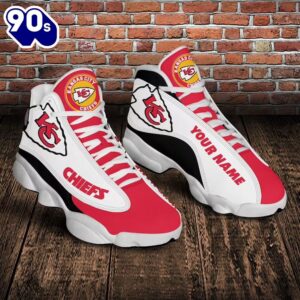 Nfl Kansas City Chiefs Personalized Air Jordan 13 Shoes