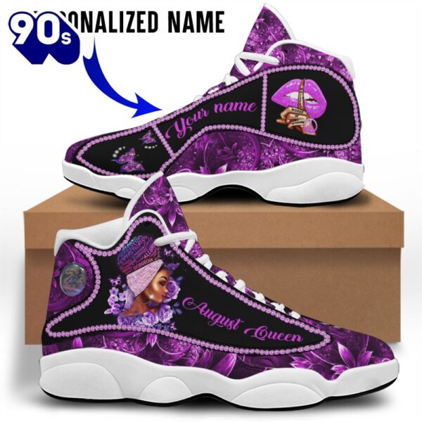 Personalized Name August Girl Jordan 13 Shoes