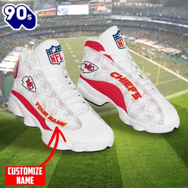 Personalized Nfl Kansas City Chiefs Air Jordan 13 Shoes