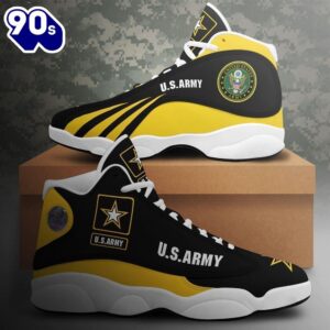 Us Army Air Jordan 13 Custom Shoes Sport