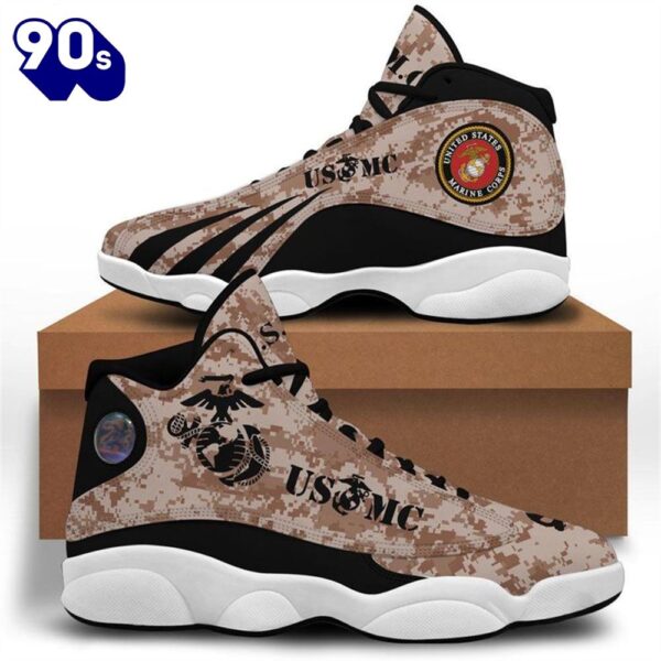 Usmc Air Jordan 13 Custom Sneakers Sport Shoes Plus Size