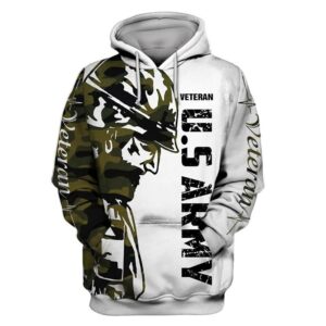 Veteran U.S Army Veteran Their Lives Your Freedom 3D Sweatshirt 3D Hoodie 3D Zipper