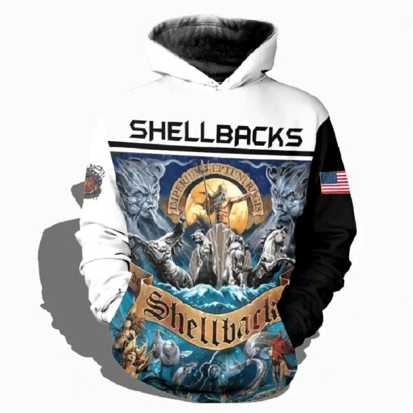 Veteran United States Navy USN Shellbacks 3D Hoodie All Over Printed