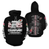 2025 Rose Bowl Game Champions Ohio State Buckeyes Black Hoodie