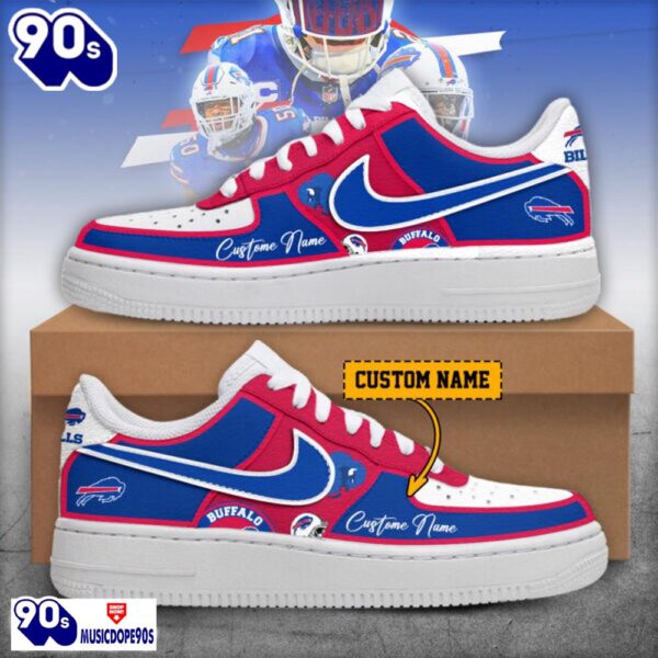 2025 Buffalo Bills Air Force 1 Shoes