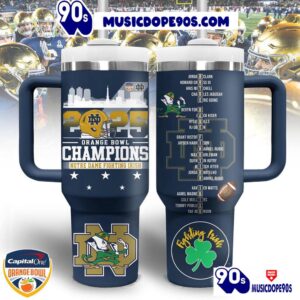 2025 Orange Bowl Champions Notre Dame Fighting Irish Tumbler