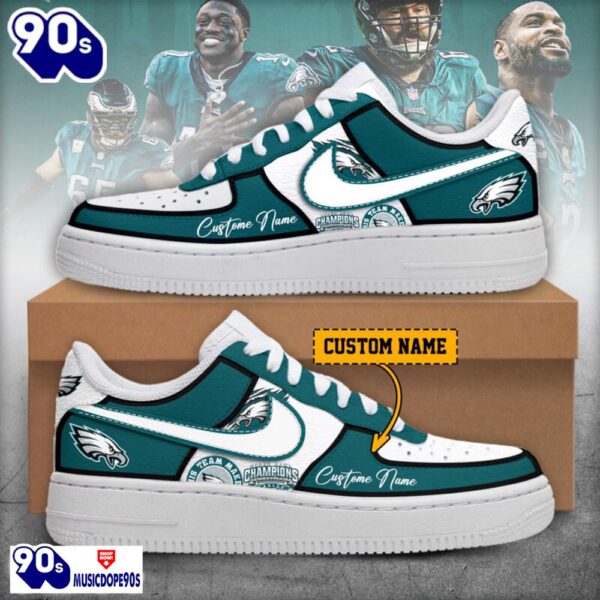 2025 Philadelphia Eagles Air Force 1 Shoes