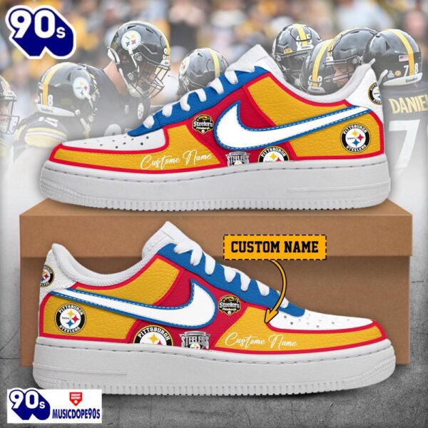 2025 Pittsburgh Steelers Air Force 1 Shoes