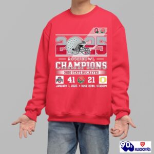 2025 Rose Bowl Champions Buckeyes Shirt BIEKSCHE