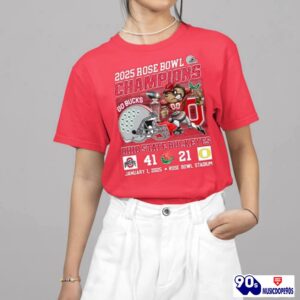 2025 Rose Bowl Champions Go Bucks Ohio State Shirt