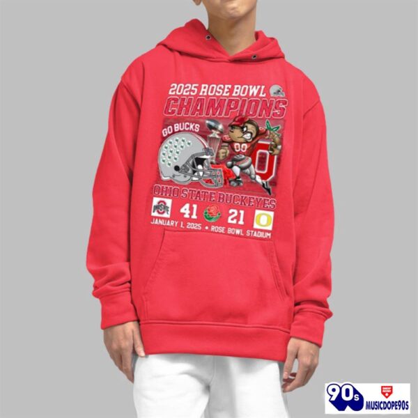 2025 Rose Bowl Champions Go Bucks Ohio State Shirt