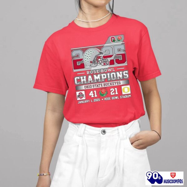 2025 Rose Bowl Champions Ohio State Shirt