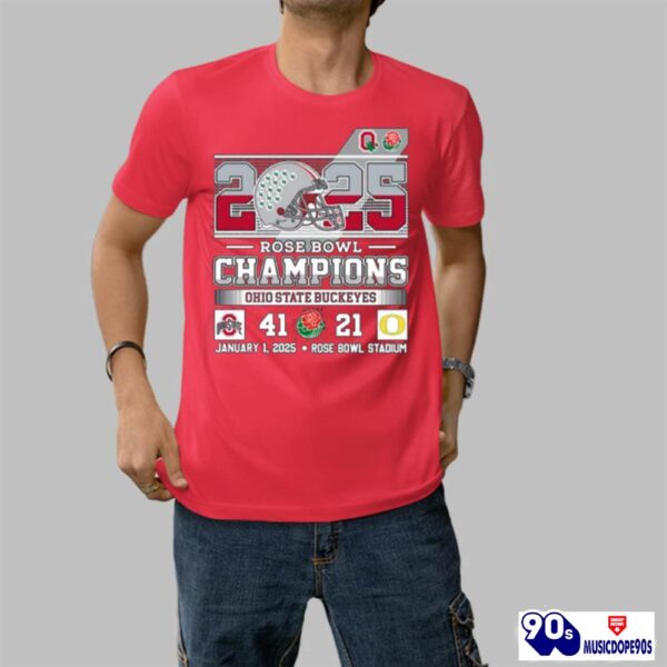 2025 Rose Bowl Champions Ohio State Shirt