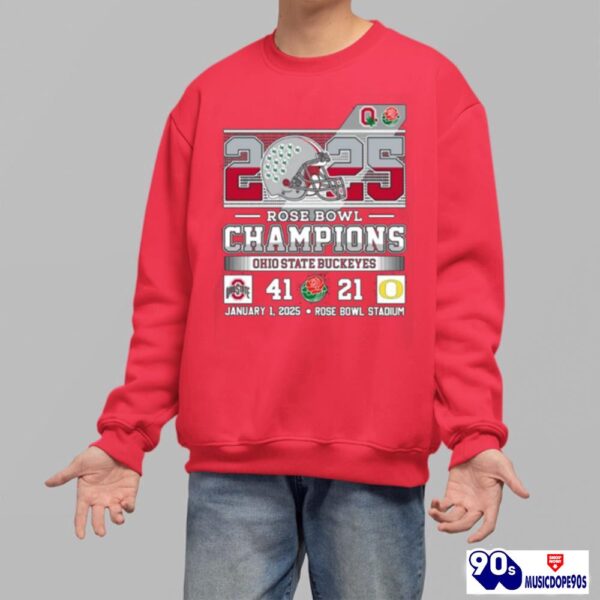 2025 Rose Bowl Champions Ohio State Shirt