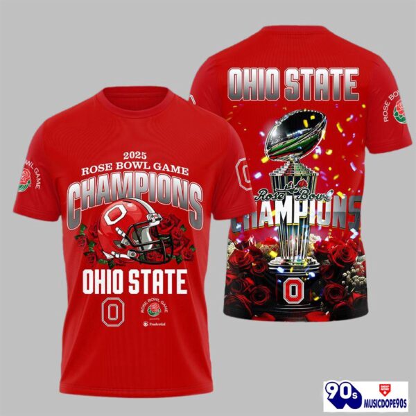 2025 Rose Bowl Game Champions Ohio State Shirt