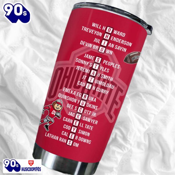 2025 Rose Bowl Game Champions Ohio State Tumbler