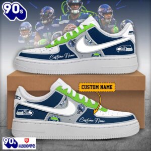 2025 Seattle Seahawks Air Force 1 Shoes