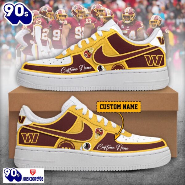 2025 Washington Commanders Air Force 1 Shoes