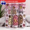 3D Pan Dulce Coffee Valentine Tumbler Valentine’s Day Tumbler